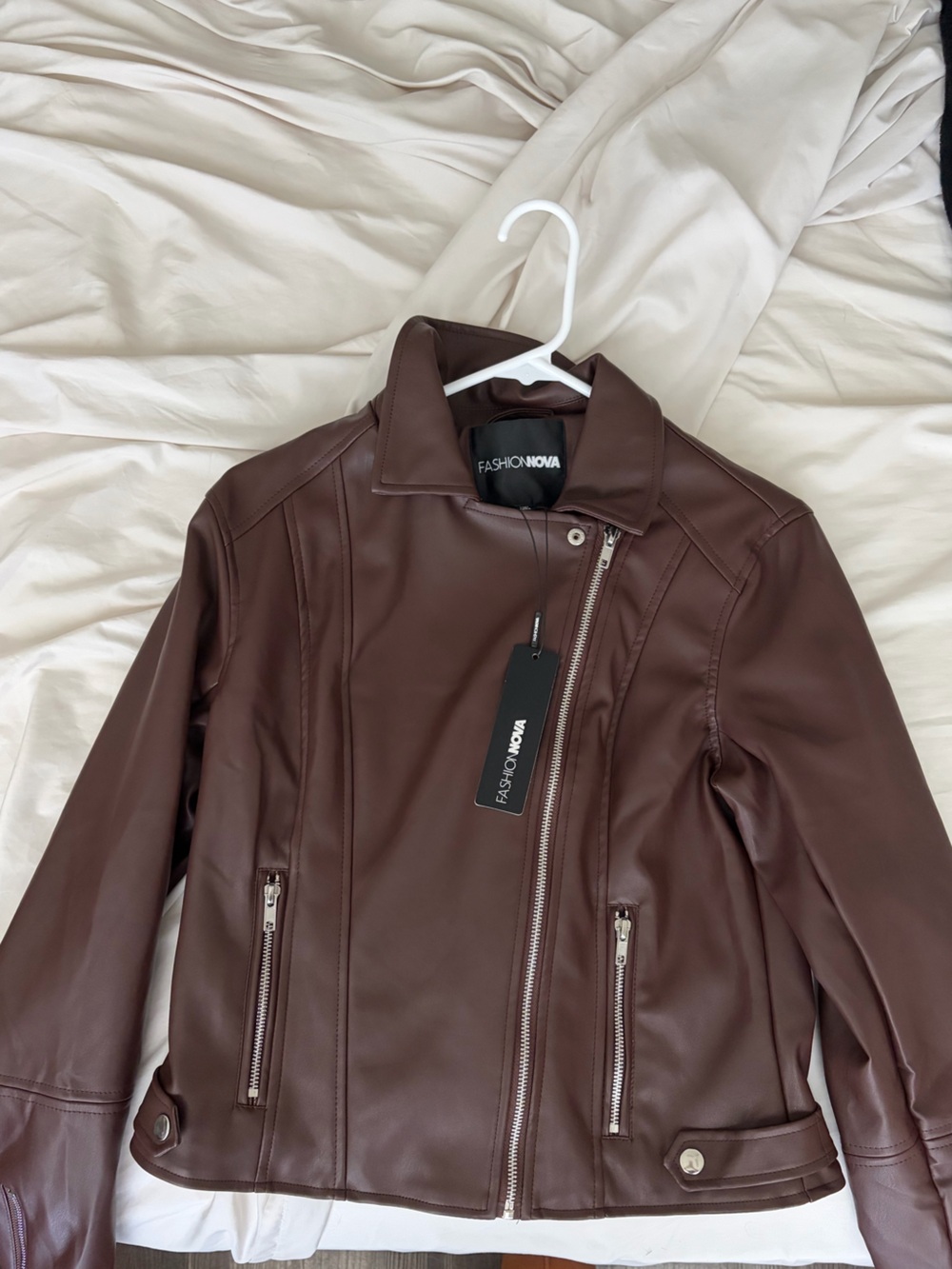Never average moto jacket - brown